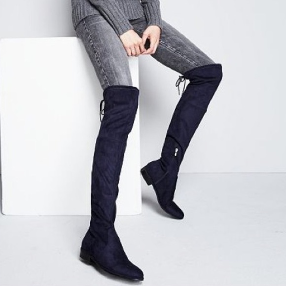 Marc Fisher Shoes - Marc Fisher Black Humor2 Over The Knee Multi Boots